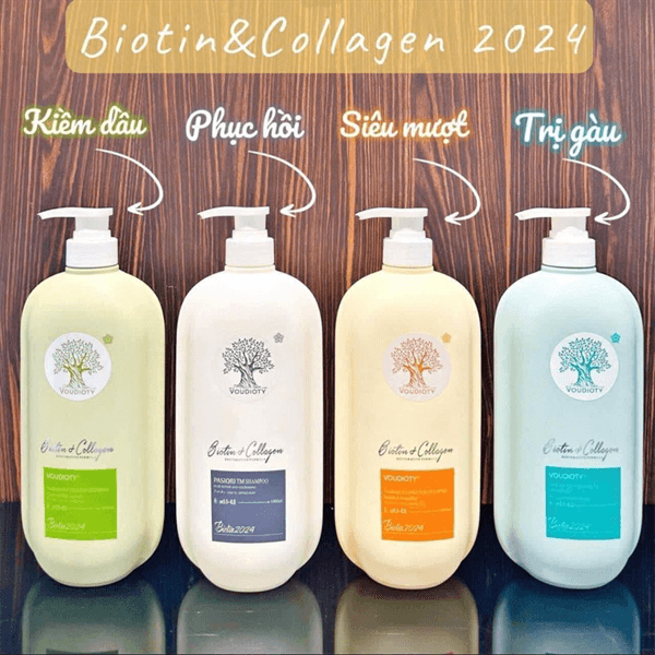 Gội xả Biotin Mẫu Mới 1000ml
